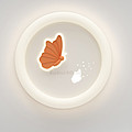 2306cream style butterfly ceiling lamp