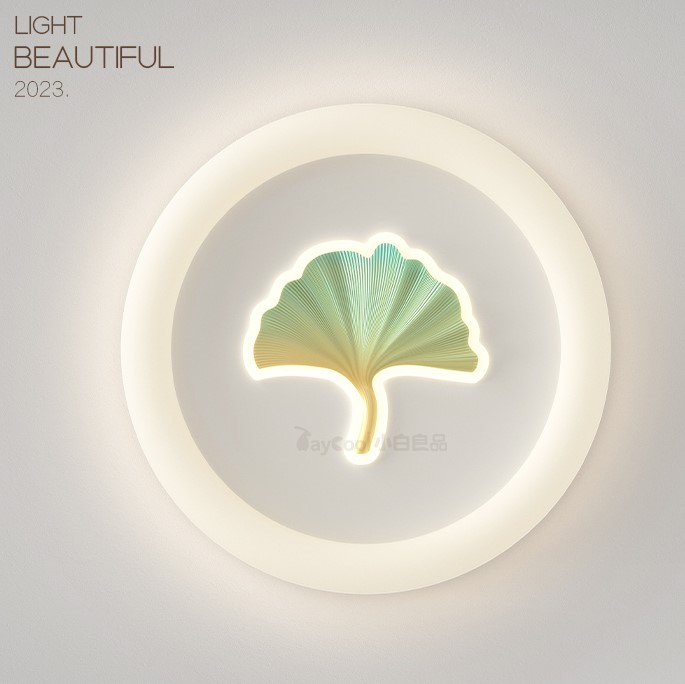 2308Ginkgo biloba multi-color ceiling lamp