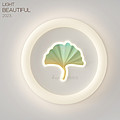 2308Ginkgo biloba multi-color ceiling lamp