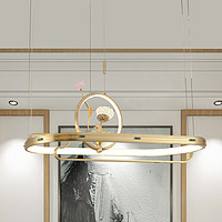 6897Koi lotus rhyme series chandelier