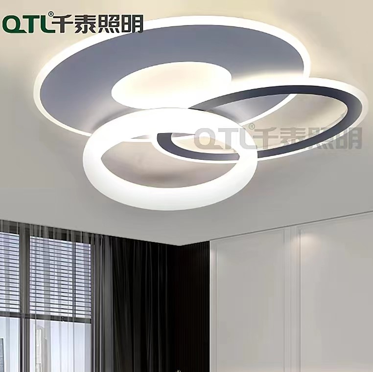 Oval modern minimalist ceiling lamp