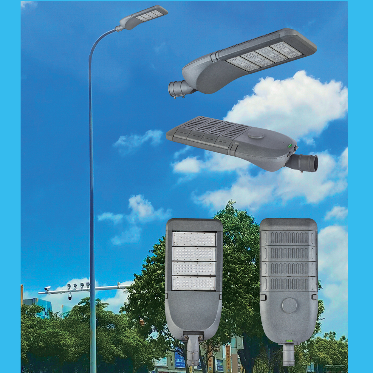 037 series outdoor street light kit