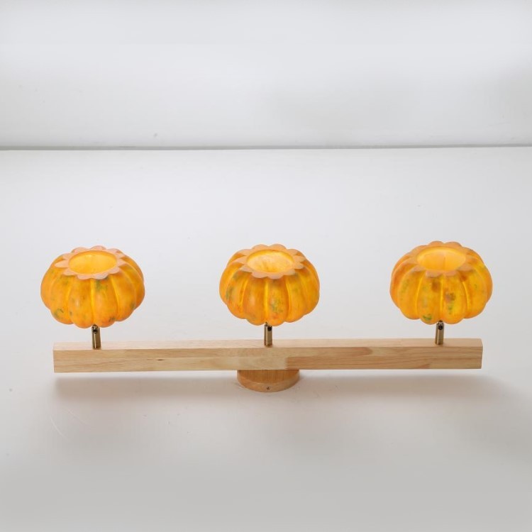 Multi-Head Simple Household Resin Pumpkin Ceiling Lamp