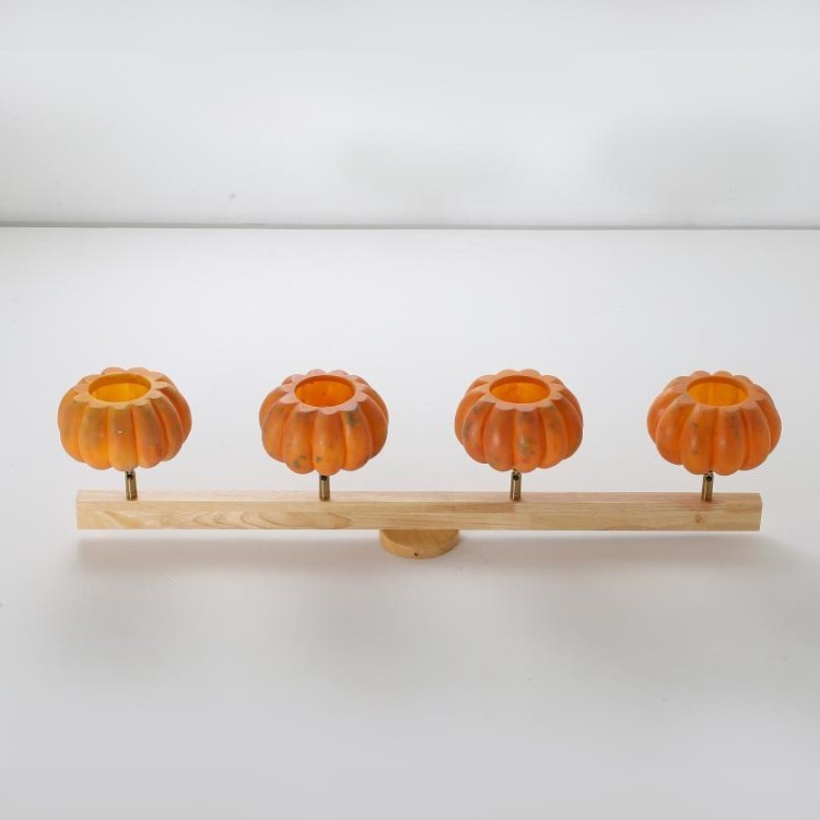 Multi-Head Simple Household Resin Pumpkin Ceiling Lamp