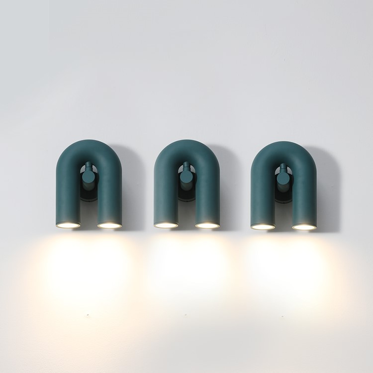 Creative Letter u-Shaped High-End Fashion Wall Lamp