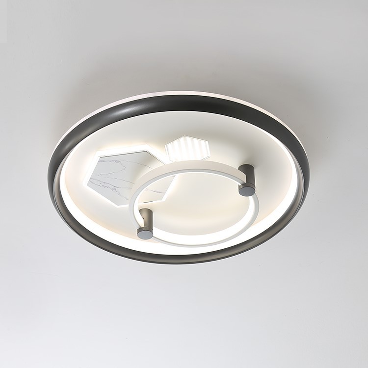 Combined Geometry Atmospheric Indoor Bedroom Ceiling Lamp