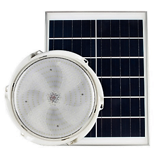 Controllable outdoor courtyard solar ceiling lamp