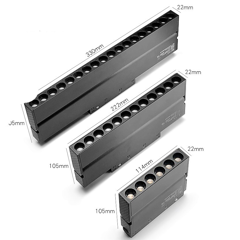 Variable light LED magnetic folding spotlight