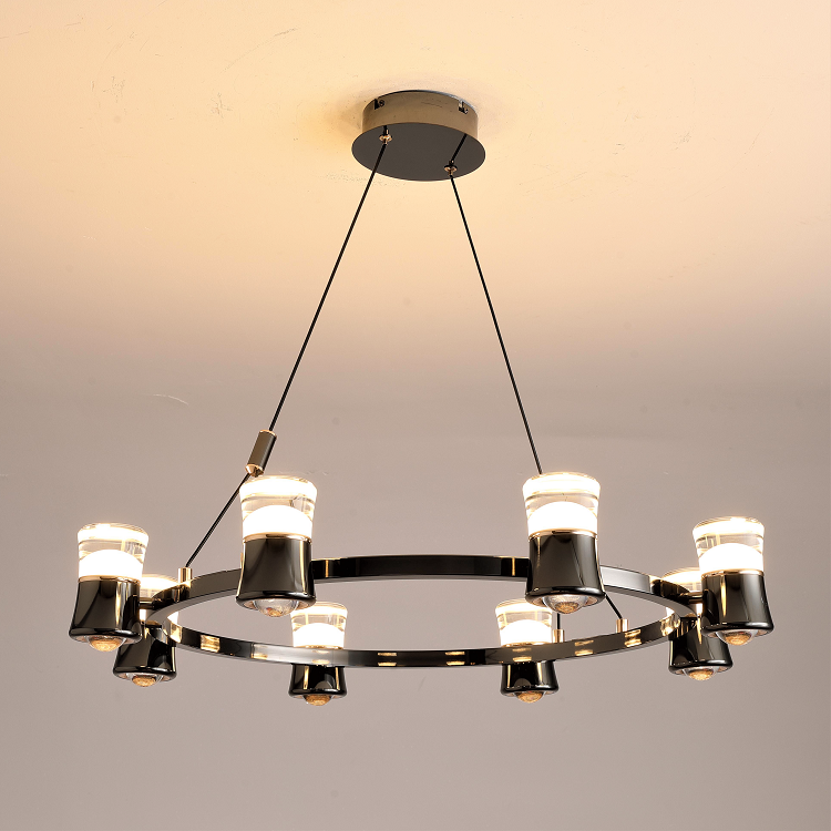 Fashion simple intelligent rotatable indoor chandelier