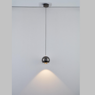 Wall control monochrome Mu light single head simple lifting chandelier