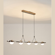 Huaguang ambient sense adjustable home intelligent long 5 head chandelier