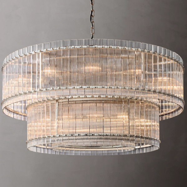 Weiao Modern minimalist European-style round double-layer chandelier