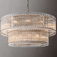 Weiao Modern minimalist European-style round double-layer chandelier