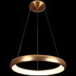 Circular ring gold edge minimalist modern chandelier