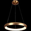 Circular ring gold edge minimalist modern chandelier