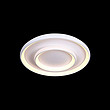 White modern circular minimalist home ceiling light