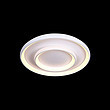 White modern circular minimalist home ceiling light