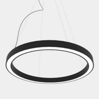 Circle pendant light creative personality simple modern