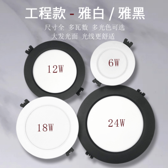 Die-cast aluminum housing work down light specifications complete high-power high brightness