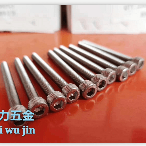 Stainless steel hexagon socket screws and bolts