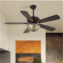 Remote control with forward and reverse function ceiling fan light