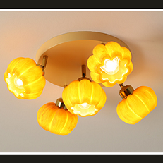 Resin pumpkin series with multiple styles and personalized ceiling lights