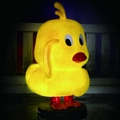 Little yellow duck Rotary modeling landscape lamp