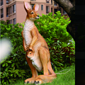 Kangaroo animal-shaped landscape lamp