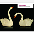 Swan landscape lamp