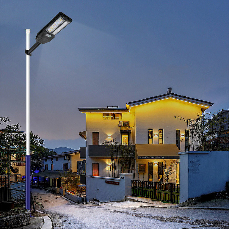 Courtyard long bright outdoor yard new streetlight