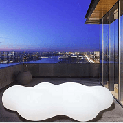 Rotomolding series luminous cloud landscape light