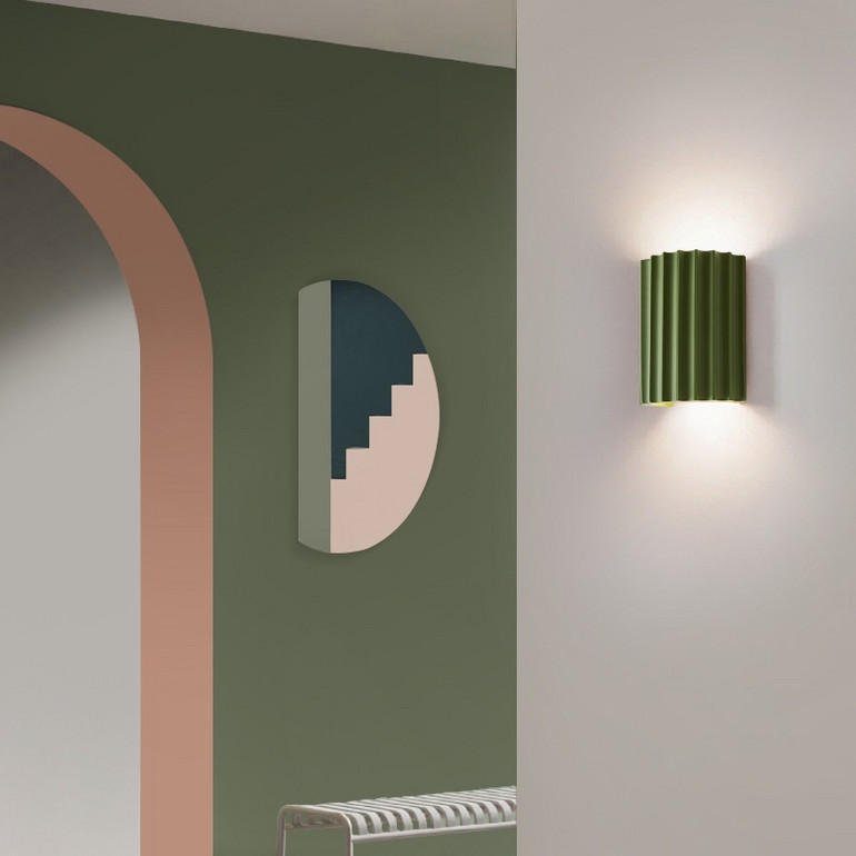 Designer living room bedroom Scandinavian macaroon wall lamp