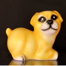 Luminous dog cute mall square landscape light