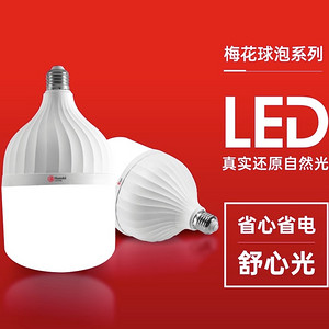 Long life double heat dissipation plum bulb series bulbs