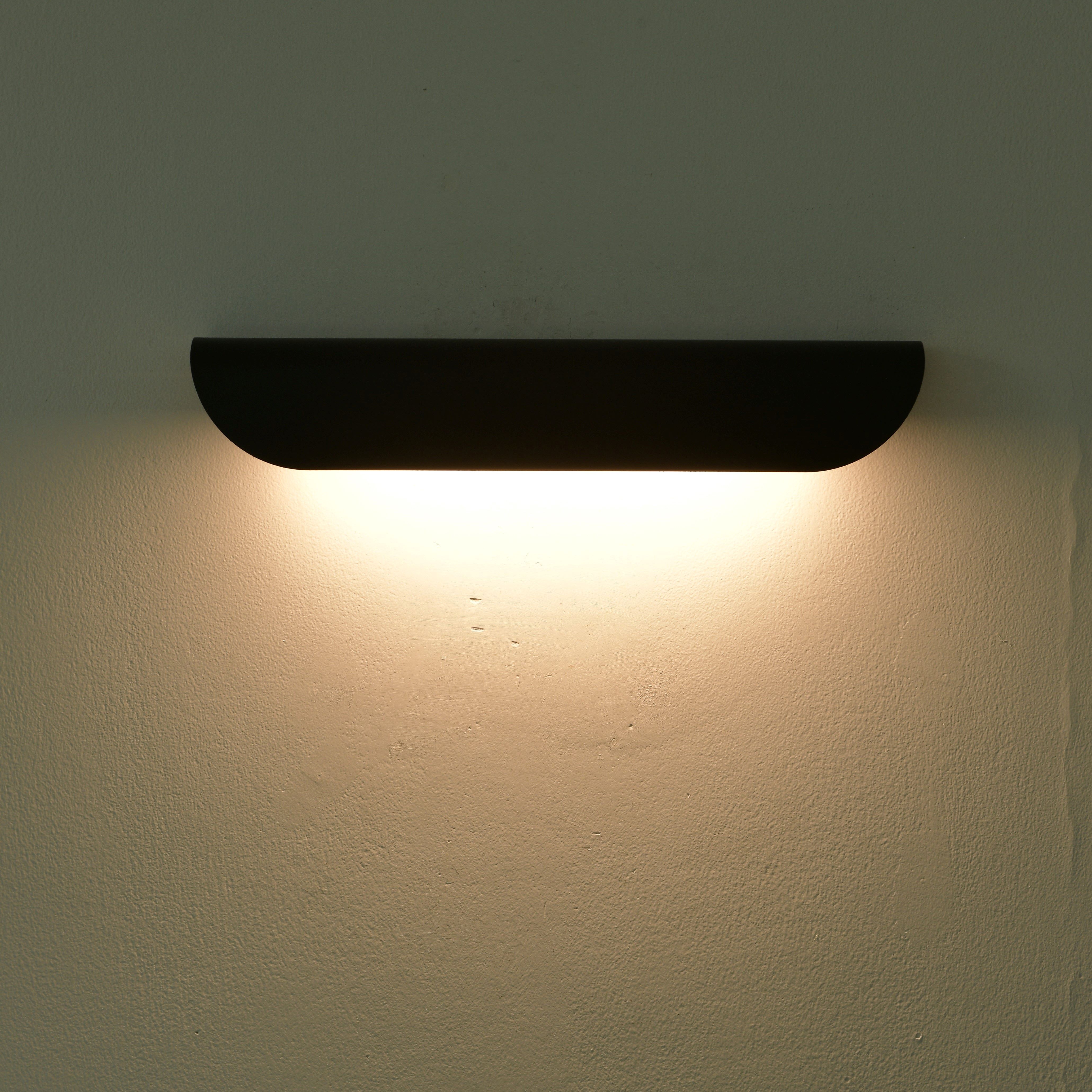 Scandinavian style bedroom LED rolled edge outdoor wall lamp