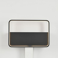 Rectangular corridor aisle wide edge potted outdoor wall lamp