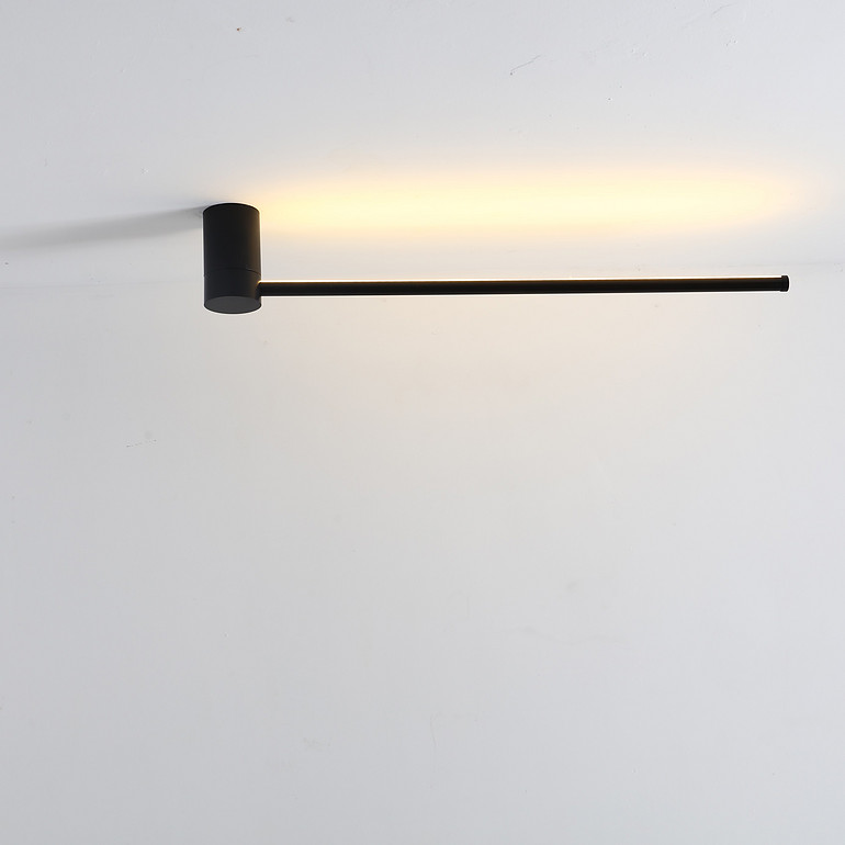 Living room backdrop narrow long line wall lamp