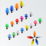 Festival atmosphere colored light bulb