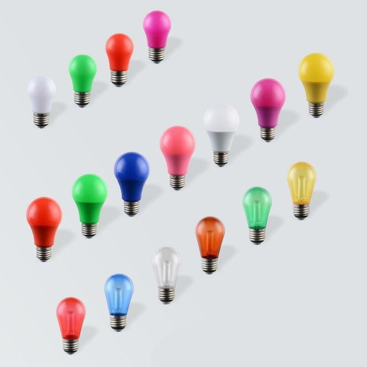 Festival atmosphere colored light bulb