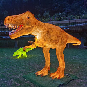 Outdoor Park Dinosaur Atmosphere Landscape Light