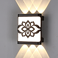 Flower carved hollow outdoor 2304/6 wall lamp