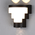 2311/3 monochrome T-shaped mosaic outdoor wall lamp