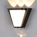 2312/4 trapezoidal four head corridor porch wall lamp