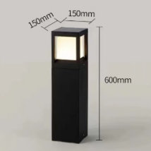 XJY-T4007 Pillar Four sided Luminous Lawn Lamp