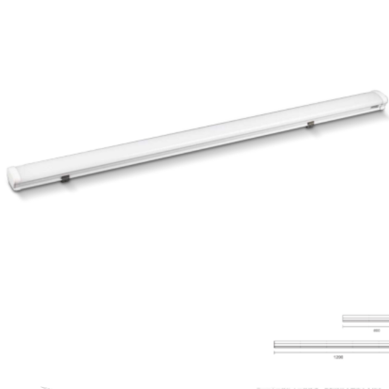 Ceiling mounted double selection fire emergency lighting tube bracket